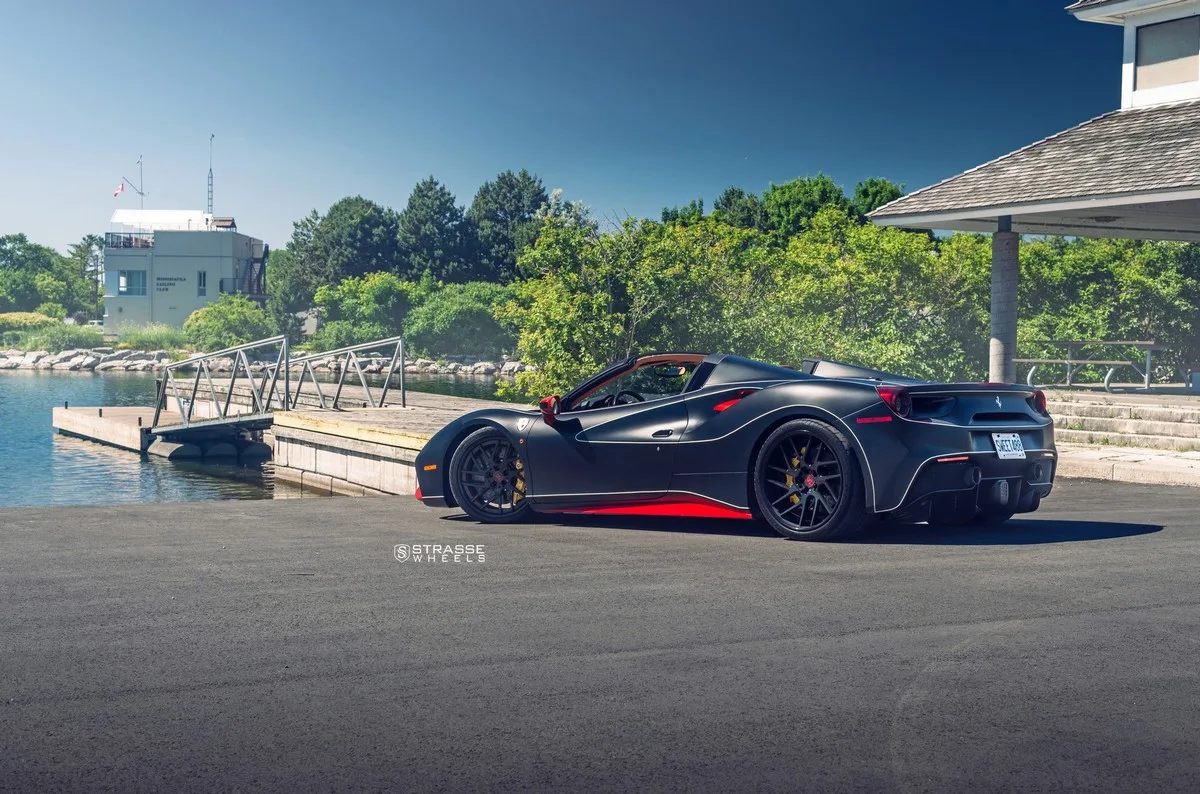 Strasse SM7T Deep Concave on Ferrari 488, photo 6