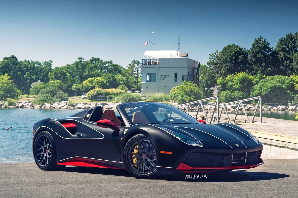 Strasse SM7T Deep Concave on Ferrari 488, photo 2