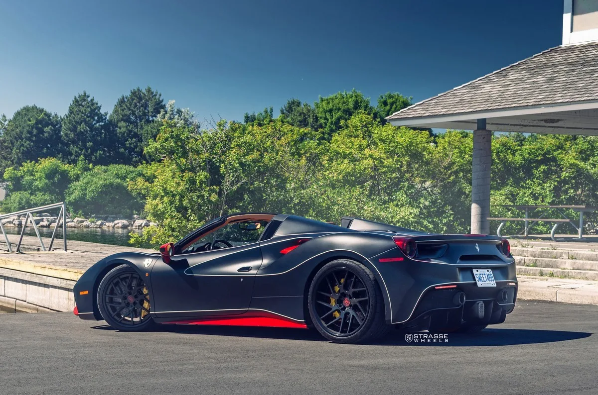 Strasse SM7T Deep Concave on Ferrari 488, photo 5