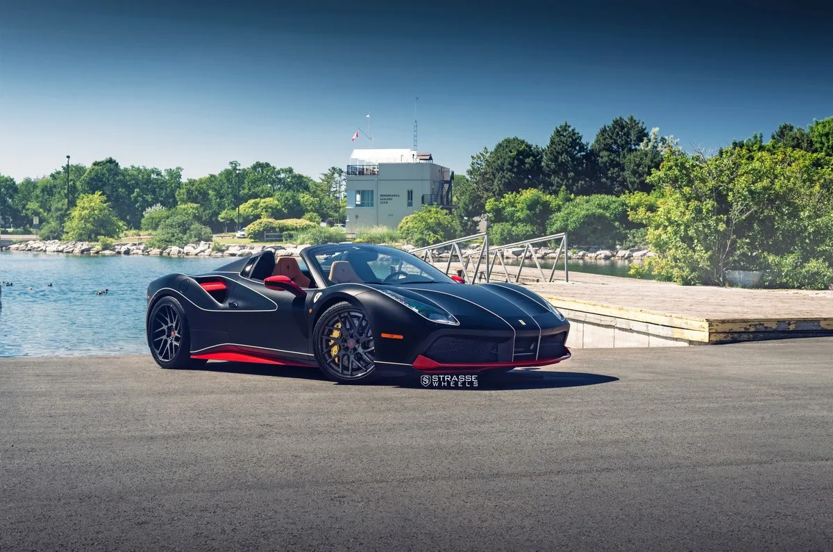 Strasse SM7T Deep Concave on Ferrari 488, photo 3