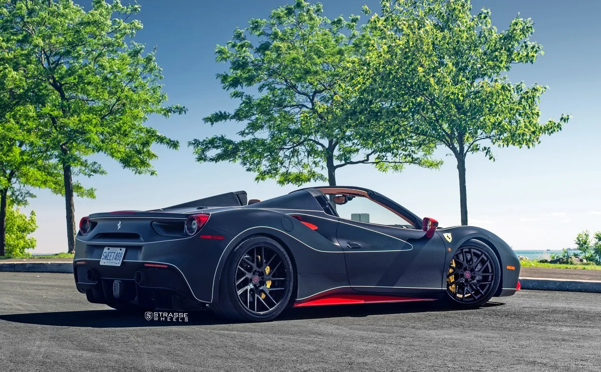 Strasse SM7T Deep Concave on Ferrari 488, photo 10