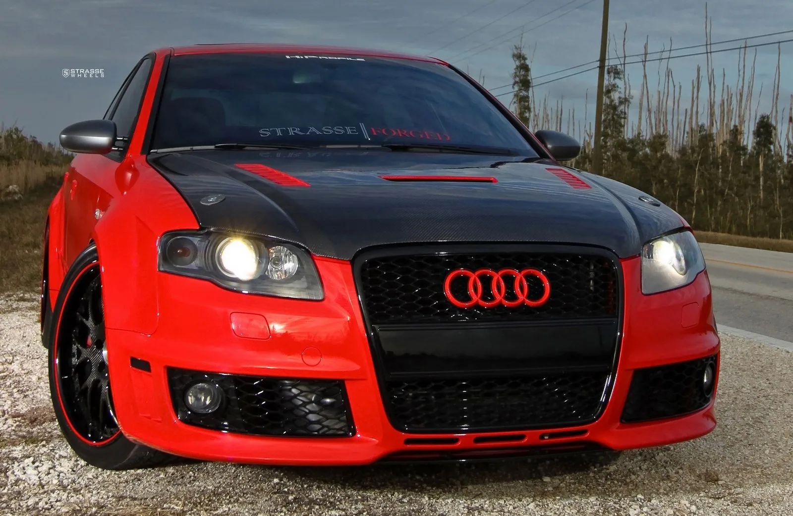 Strasse SM8 Signature Series on Audi RS 4 B7