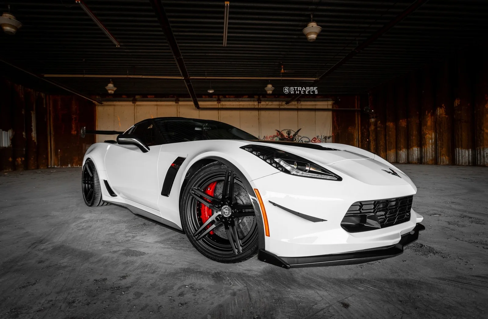 Strasse SP5R Deep Concave Duoblocks on Chevrolet Corvette C7, photo 7