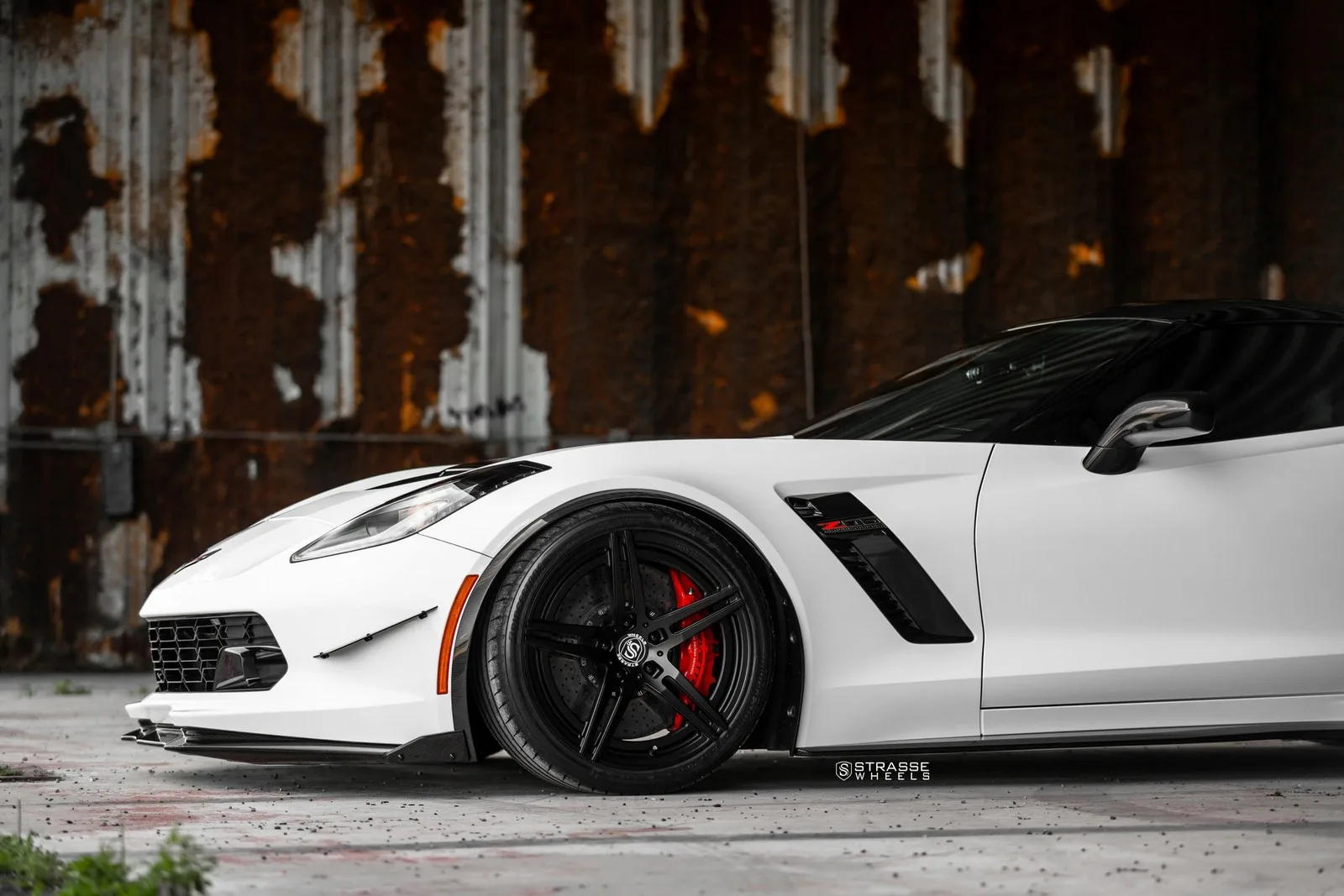 Strasse SP5R Deep Concave Duoblocks on Chevrolet Corvette C7, photo 10