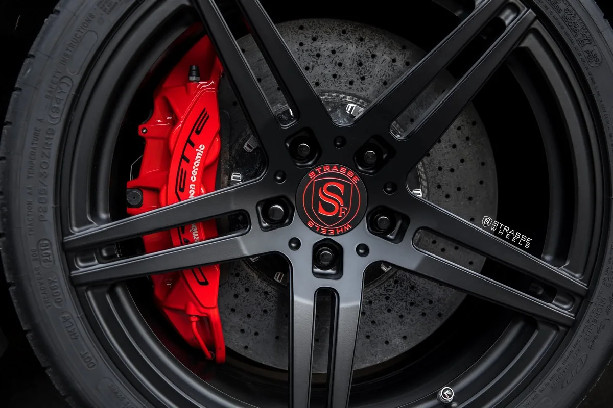 Strasse SP5R Deep Concave Monoblock on Chevrolet Corvette C7, photo 7