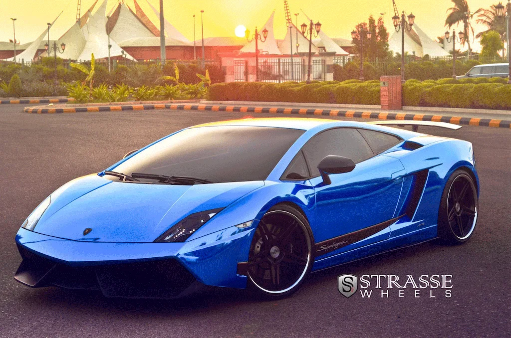 Strasse SP5R Deep Concave on Lamborghini Gallardo (2003)