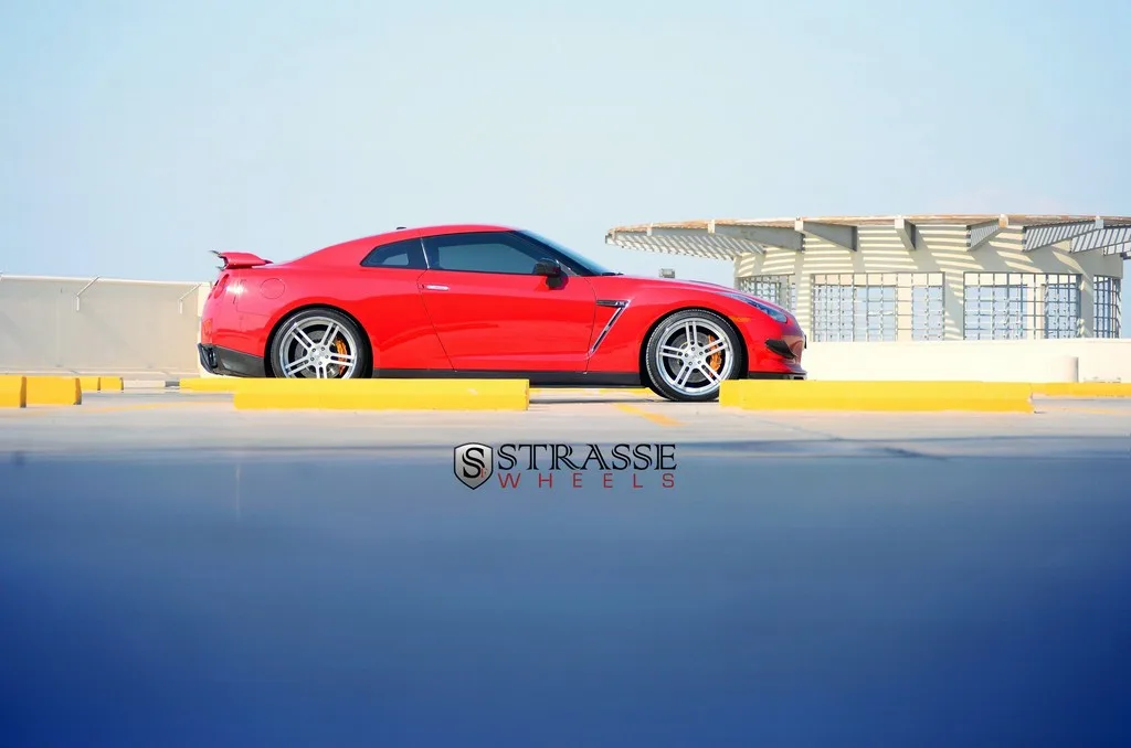 Strasse SP5R Deep Concave on Nissan GT-R R35.1, photo 6