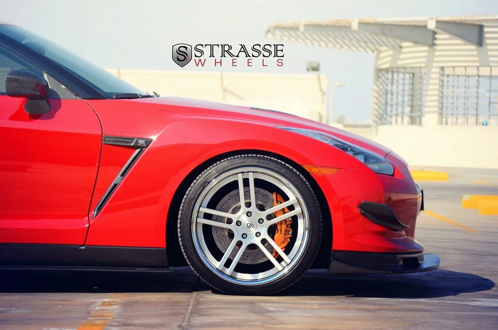 Strasse SP5R Deep Concave on Nissan GT-R R35.1, photo 7