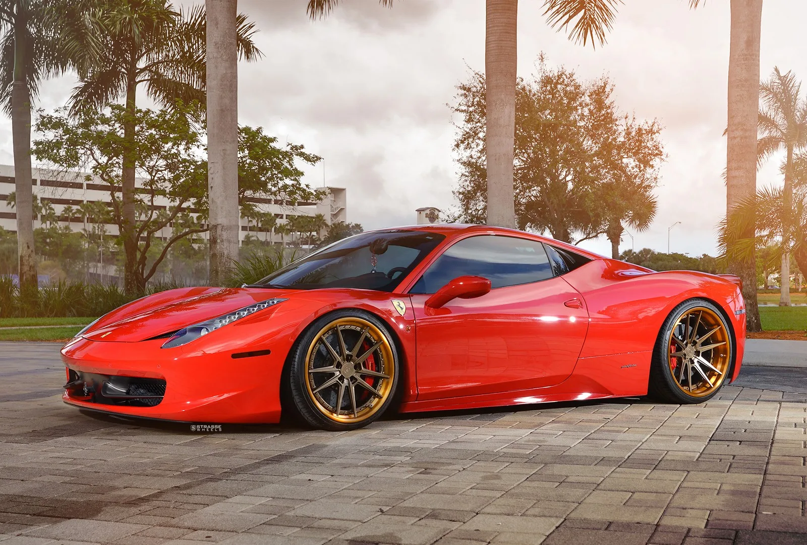 Strasse SV1 Deep Concave FS on Ferrari 458 F142
