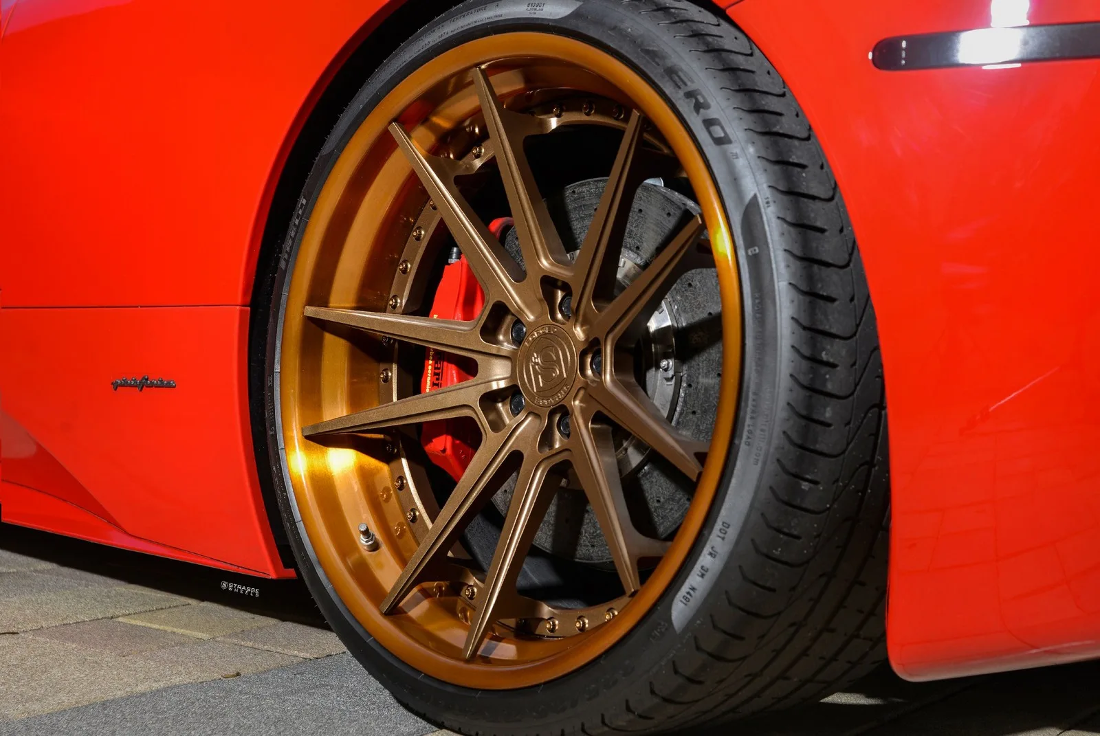Strasse SV1 Deep Concave FS on Ferrari 458 F142, photo 12