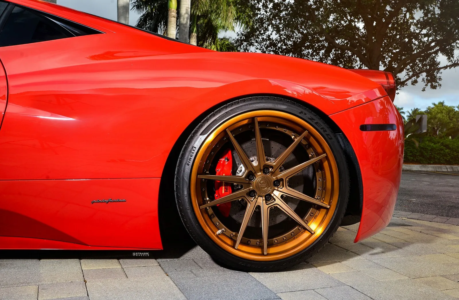 Strasse SV1 Deep Concave FS on Ferrari 458 F142, photo 11