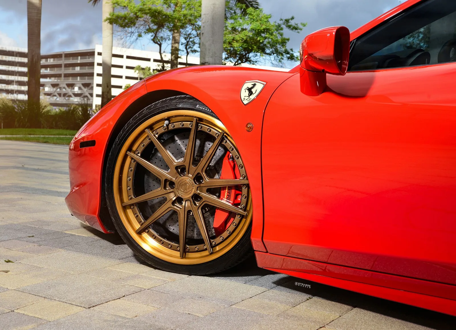 Strasse SV1 Deep Concave FS on Ferrari 458 F142, photo 3