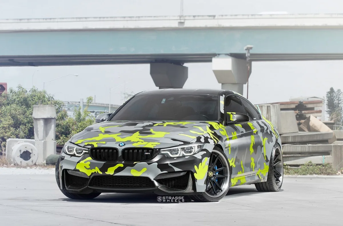 Strasse SV1 Deep Concave FS on BMW M4 F82.2, photo 3