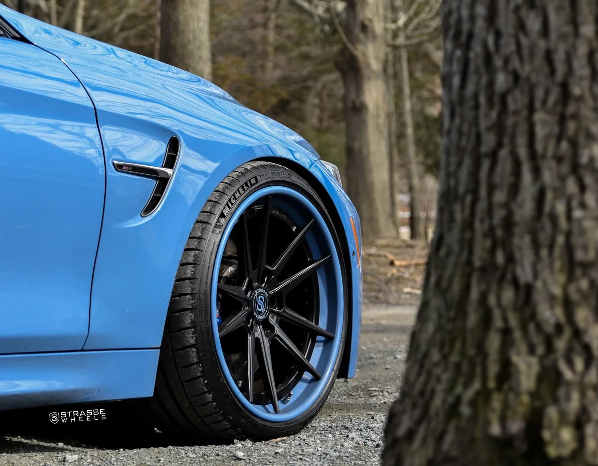 Strasse SV1 Deep Concave FS on BMW M4 F82.1, photo 4