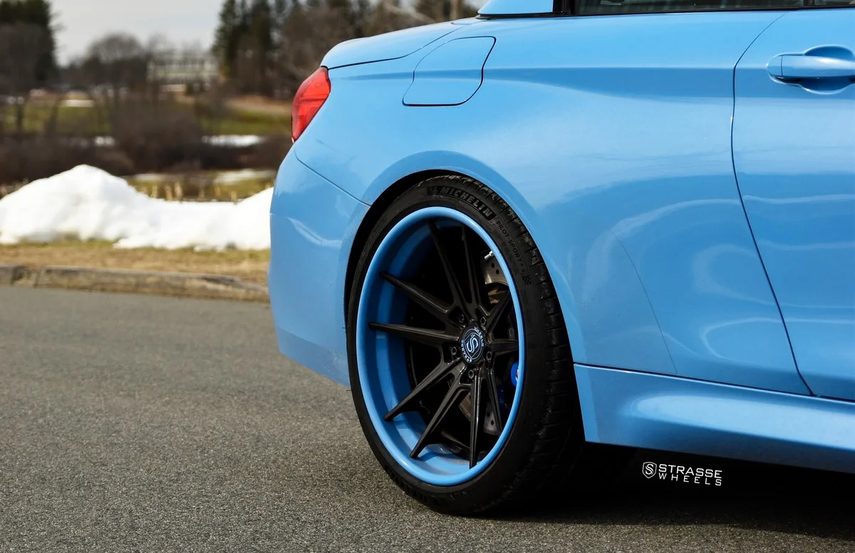 Strasse SV1 Deep Concave FS on BMW M4 F82.1, photo 6