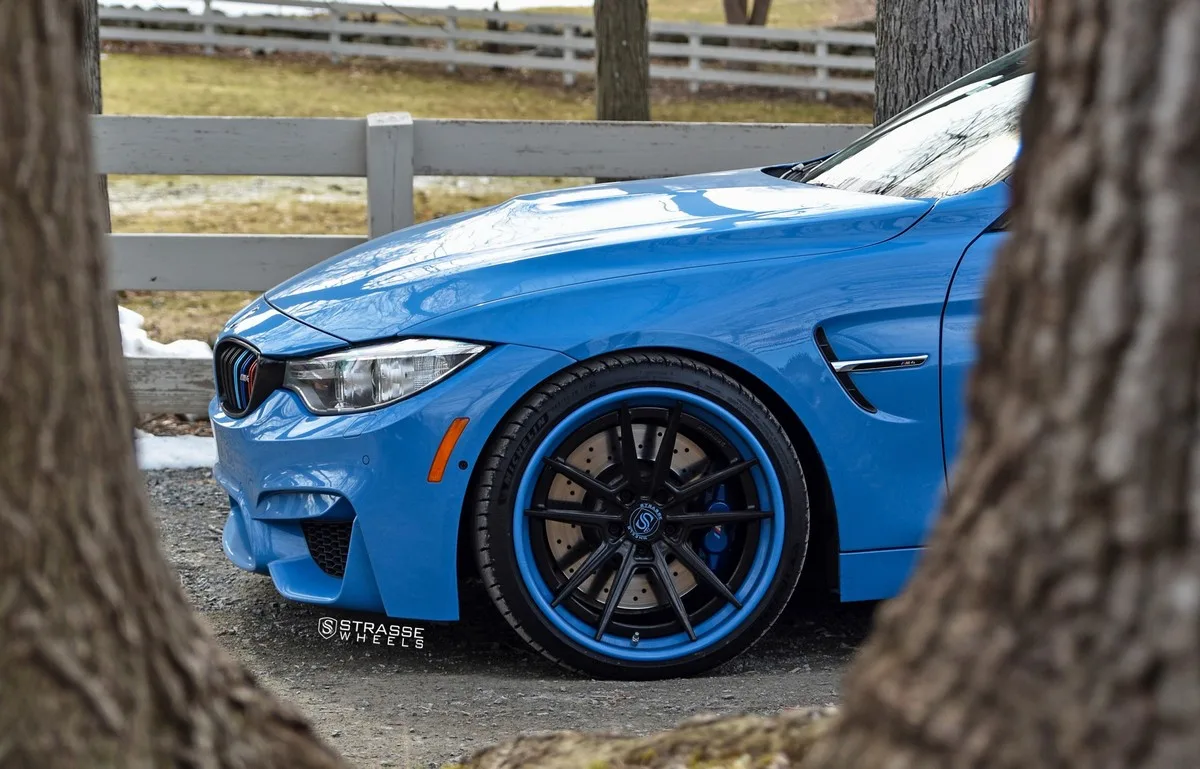Strasse SV1 Deep Concave FS on BMW M4 F82.1, photo 5