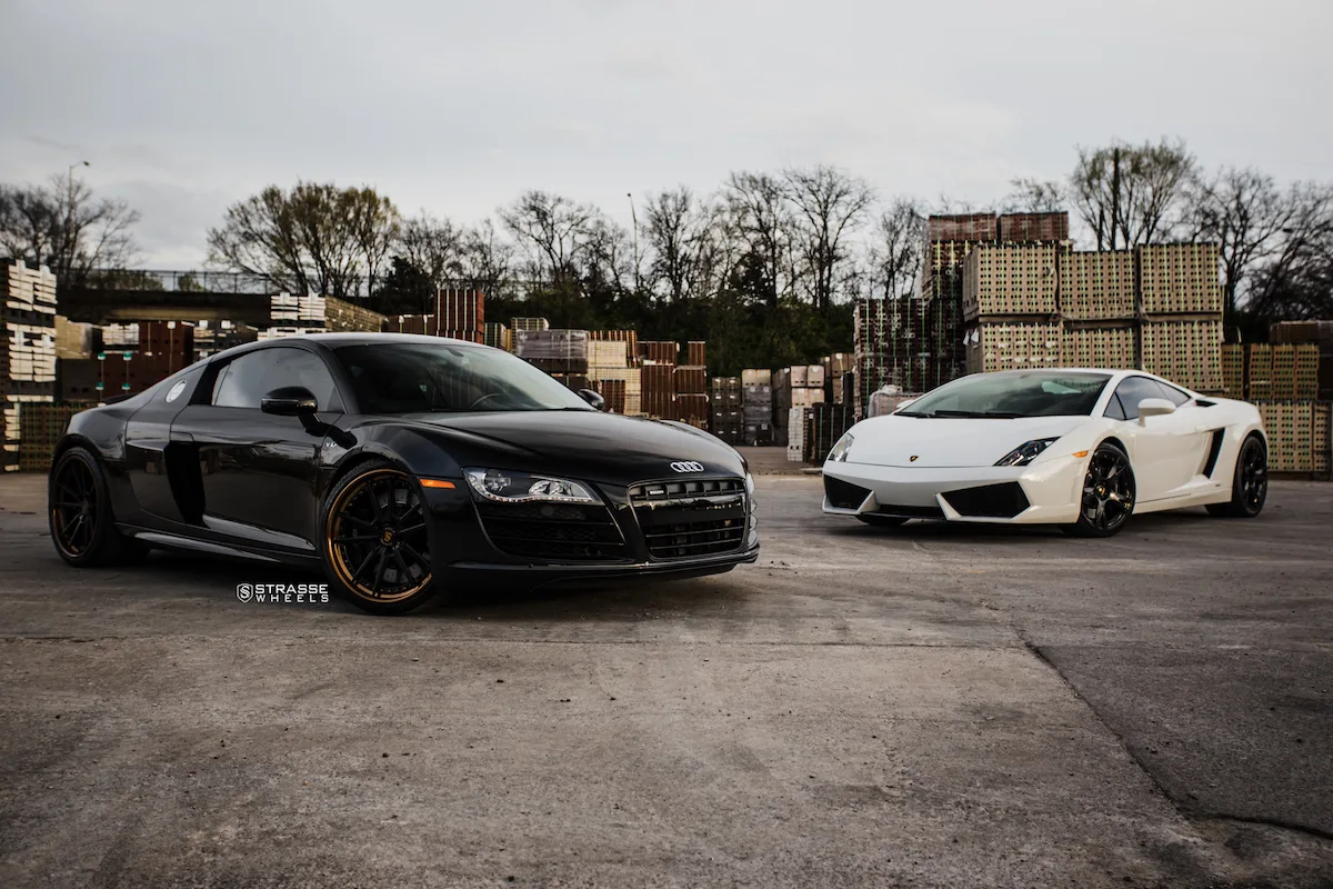 Strasse SV1 Deep Concave FS on Audi R8 Type 42.1, photo 10