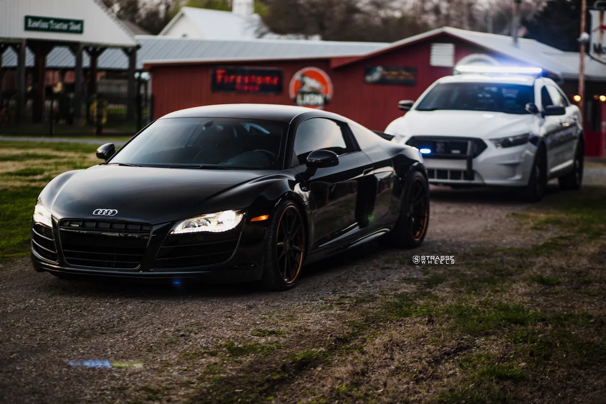 Strasse SV1 Deep Concave FS on Audi R8 Type 42.1, photo 12