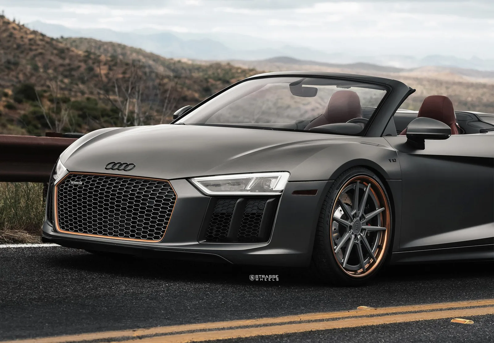 Strasse SV1 Deep Concave FS on Audi R8 Type 4S.1, photo 7