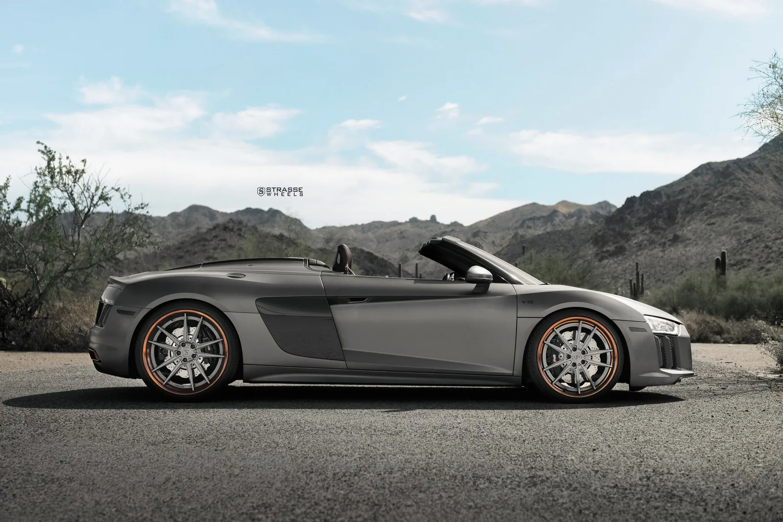 Strasse SV1 Deep Concave FS on Audi R8 Type 4S.1, photo 5