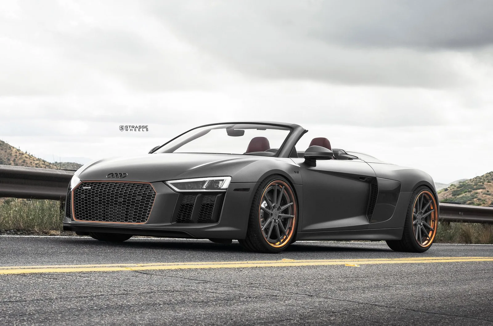 Strasse SV1 Deep Concave FS on Audi R8 Type 4S.1, photo 4
