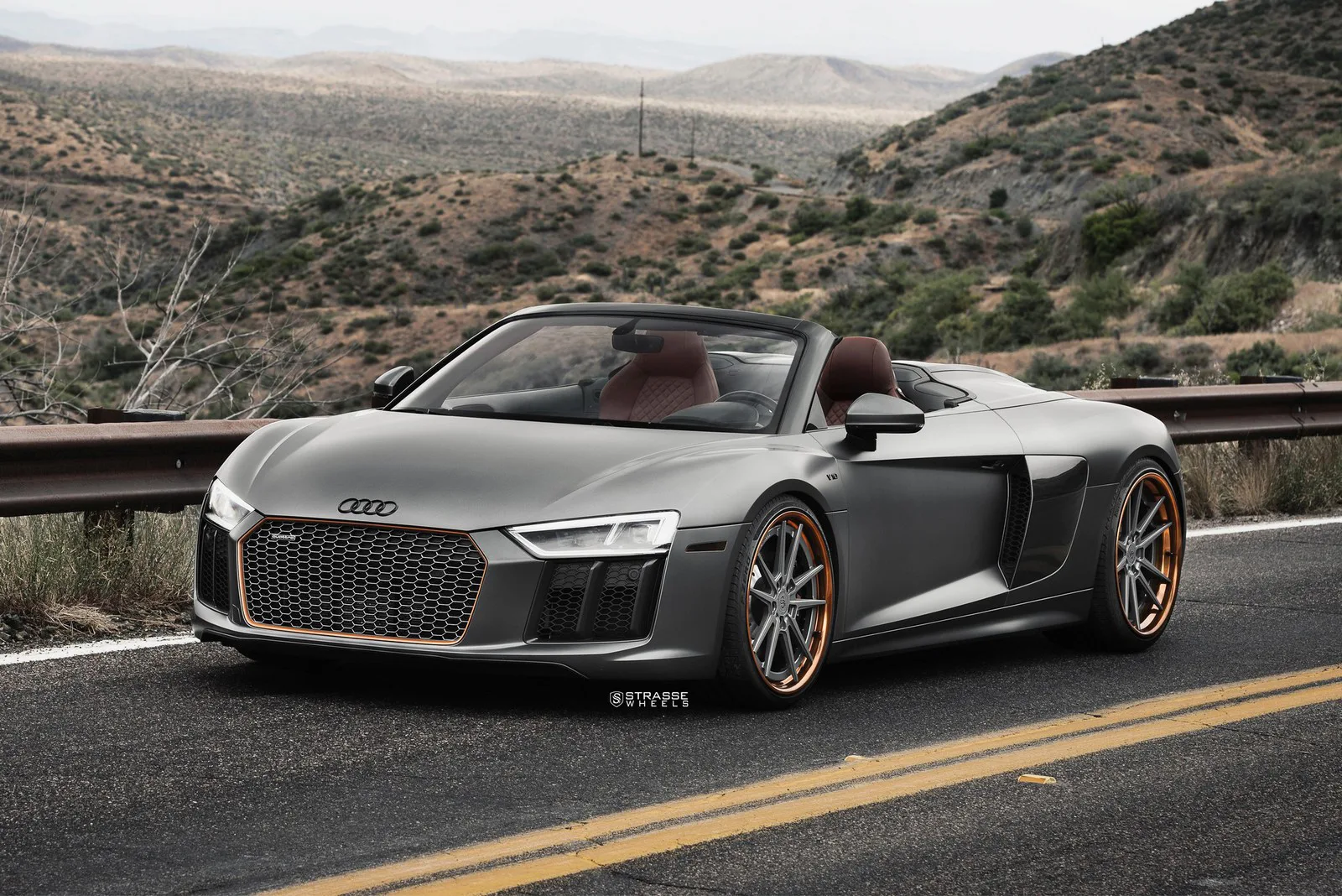 Strasse SV1 Deep Concave FS on Audi R8 Type 4S.1, photo 3