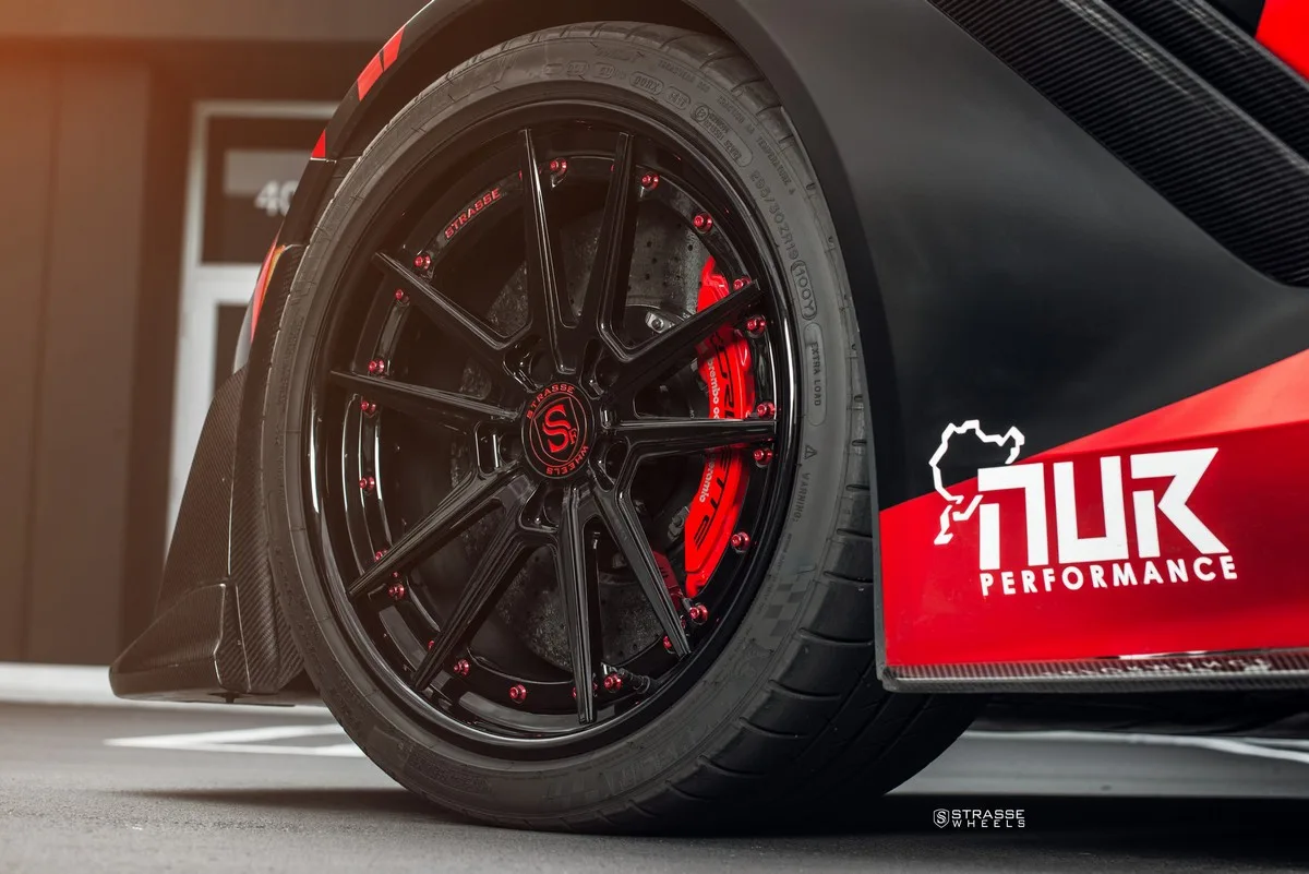 Strasse SV1 Deep Concave FS on Chevrolet Corvette C7, photo 10