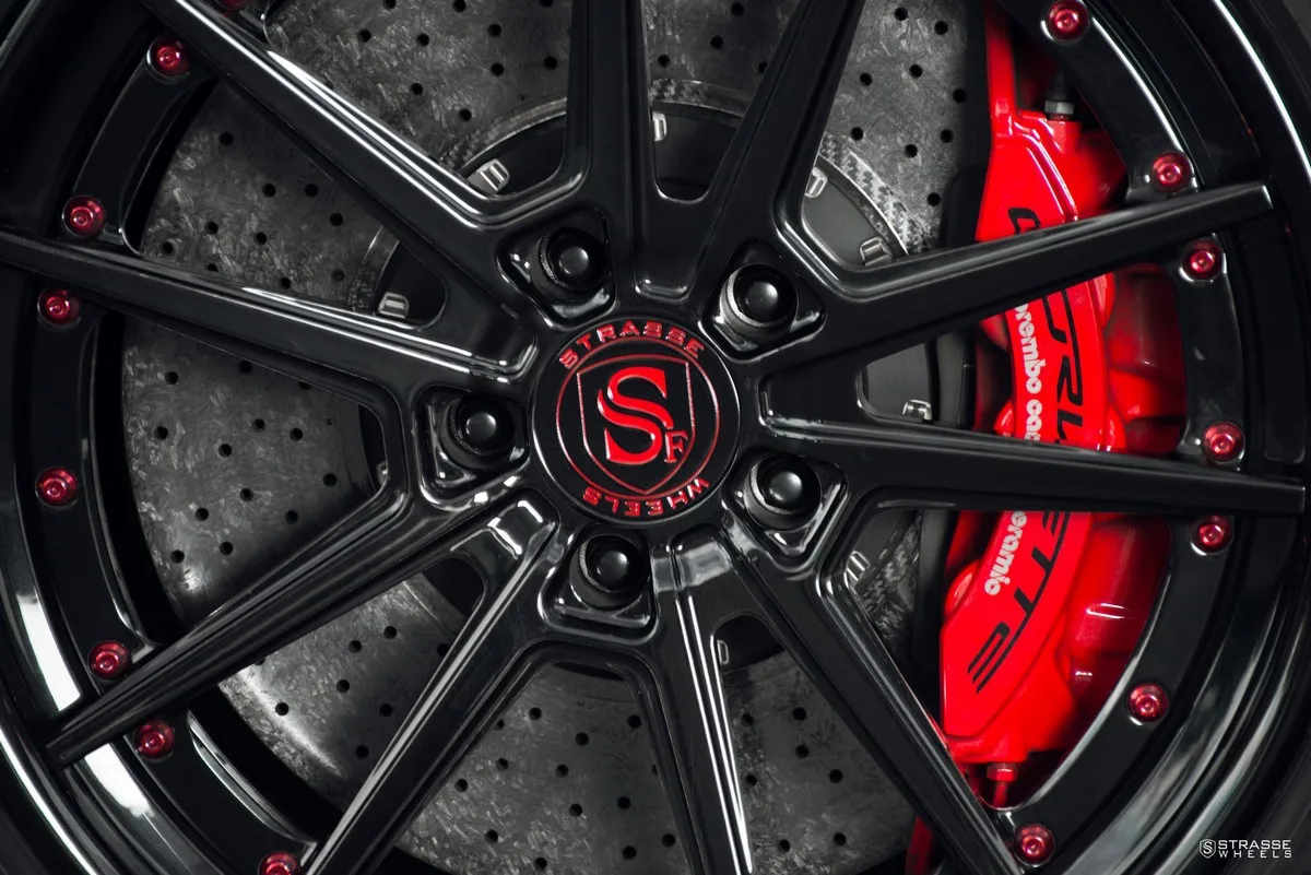 Strasse SV1 Deep Concave FS on Chevrolet Corvette C7, photo 5