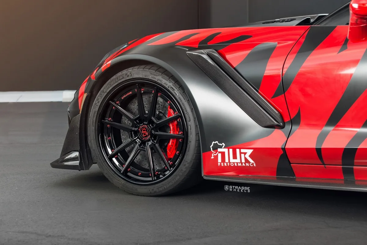 Strasse SV1 Deep Concave FS on Chevrolet Corvette C7, photo 4