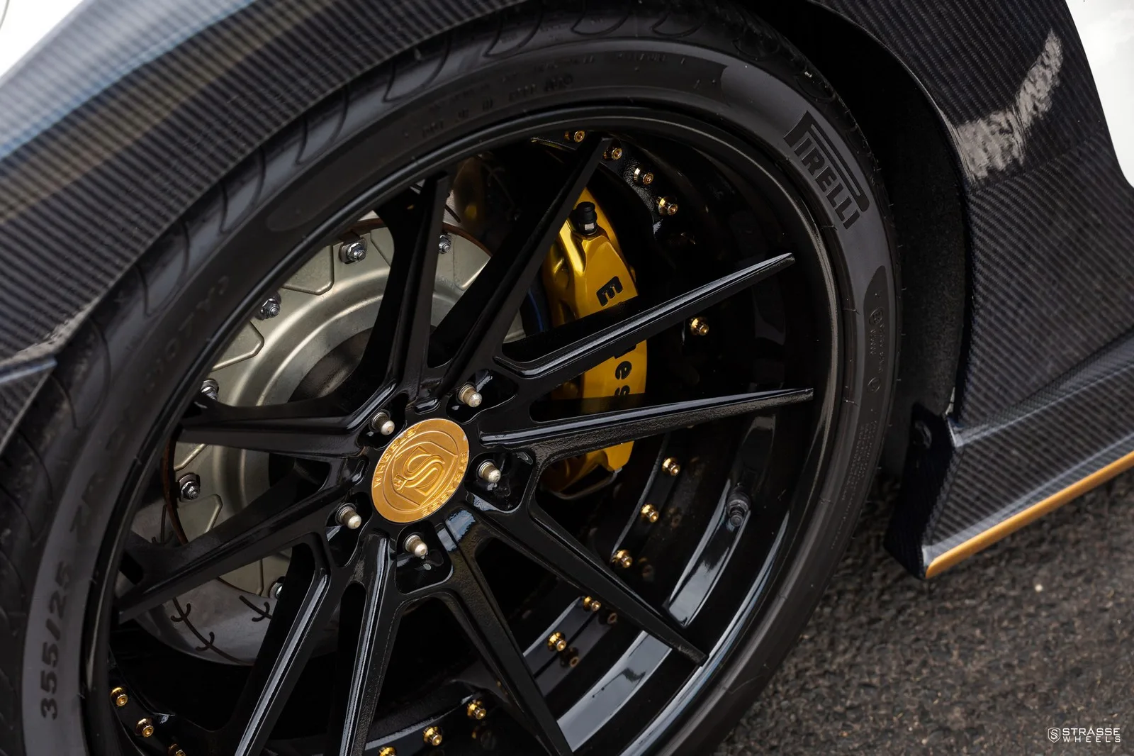 Strasse SV1 Deep Concave FS on Nissan GT-R R35.1, photo 7