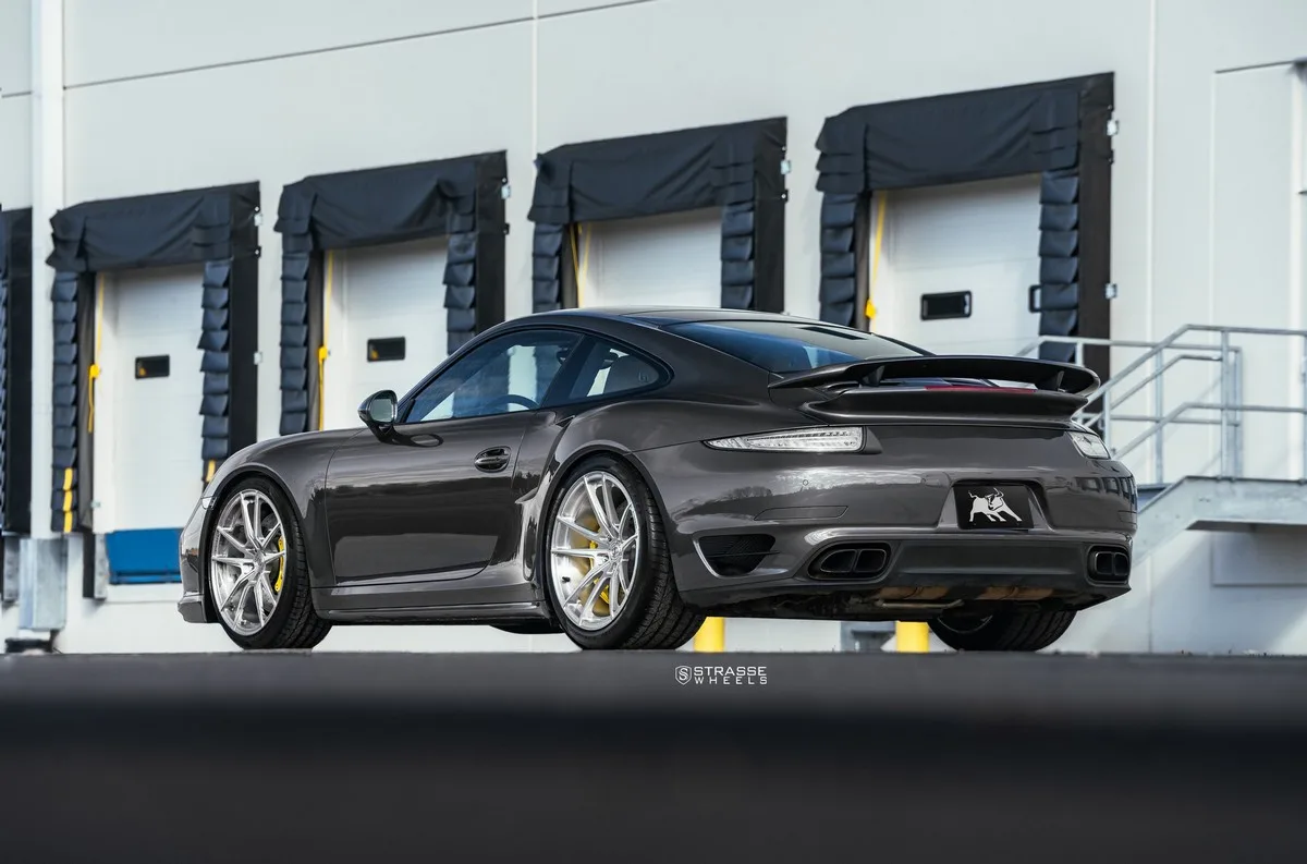 Strasse SV1 Deep Concave Monoblock on Porsche 911 991.1, photo 8