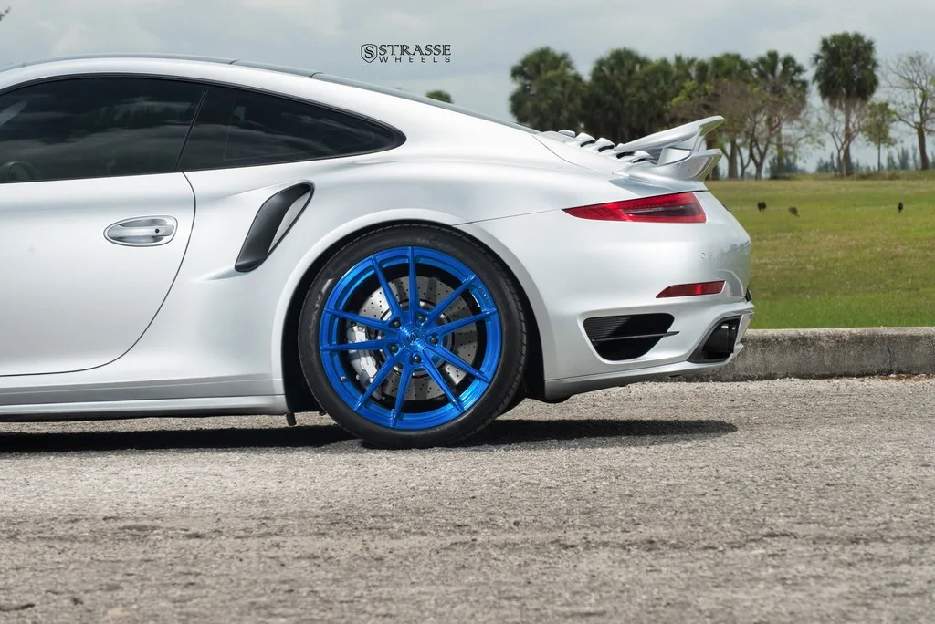 Strasse SV1 Deep Concave Monoblock on Porsche 911 991.1, photo 12