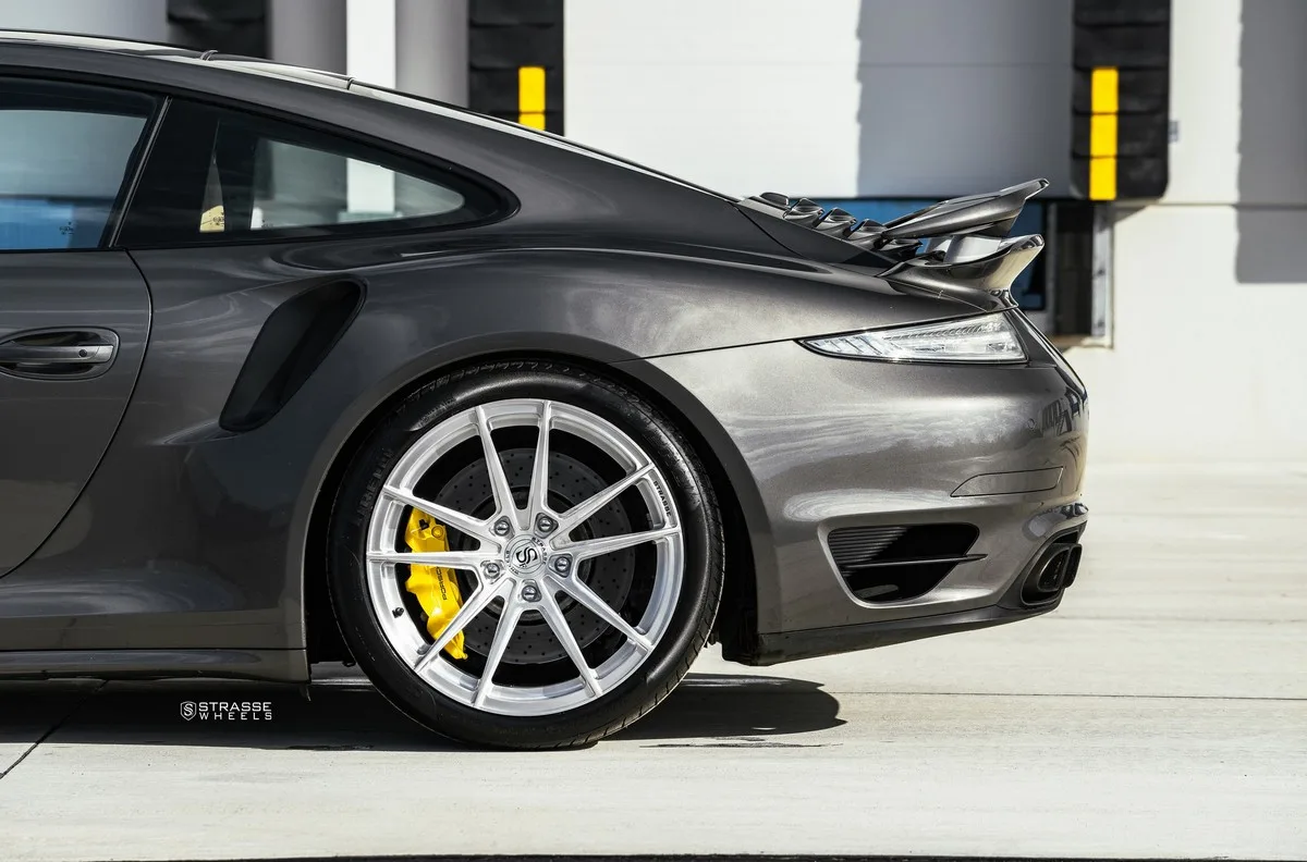 Strasse SV1 Deep Concave Monoblock on Porsche 911 991.1, photo 6