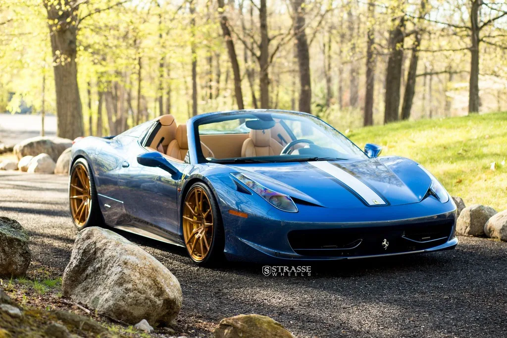 Strasse SV1 Deep Concave Monoblock on Ferrari 458 F142, photo 4