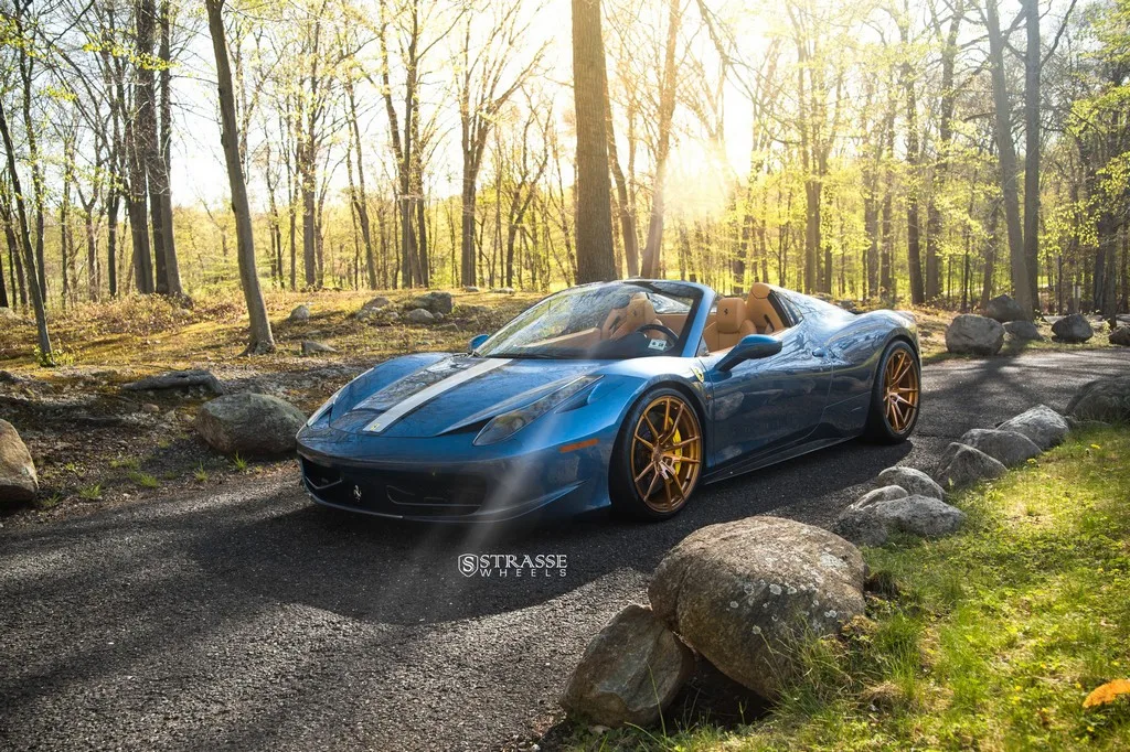 Strasse SV1 Deep Concave Monoblock on Ferrari 458 F142, photo 6