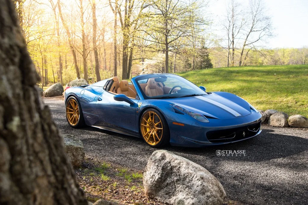 Strasse SV1 Deep Concave Monoblock on Ferrari 458 F142, photo 2