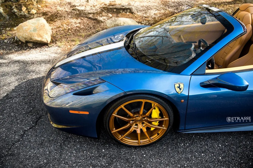 Strasse SV1 Deep Concave Monoblock on Ferrari 458 F142, photo 5