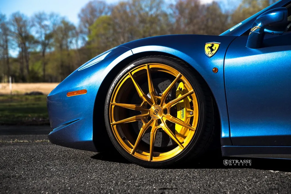 Strasse SV1 Deep Concave Monoblock on Ferrari 458 F142