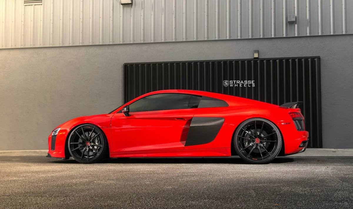 Strasse SV1 Deep Concave Monoblock on Audi R8 Type 4S.1, photo 5