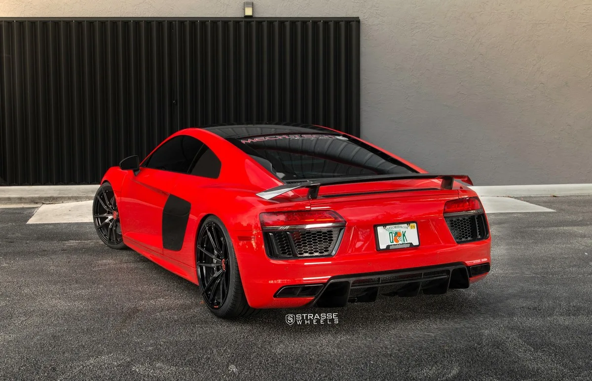 Strasse SV1 Deep Concave Monoblock on Audi R8 Type 4S.1, photo 8