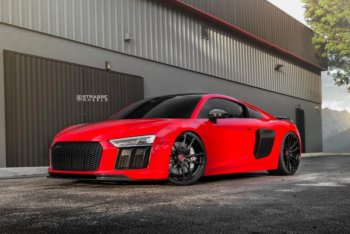 Strasse SV1 Deep Concave Monoblock on Audi R8 Type 4S.1
