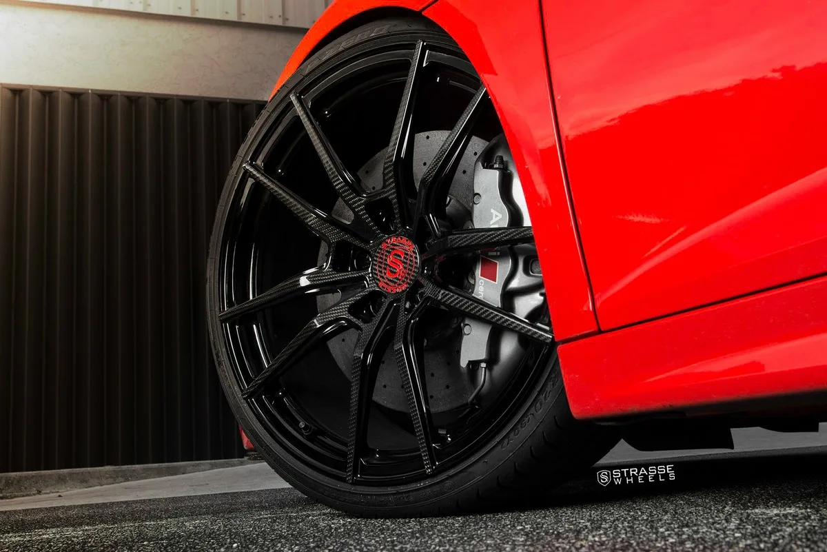 Strasse SV1 Deep Concave Monoblock on Audi R8 Type 4S.1, photo 6