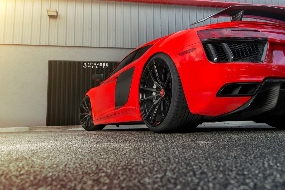 Strasse SV1 Deep Concave Monoblock on Audi R8 Type 4S.1, photo 9
