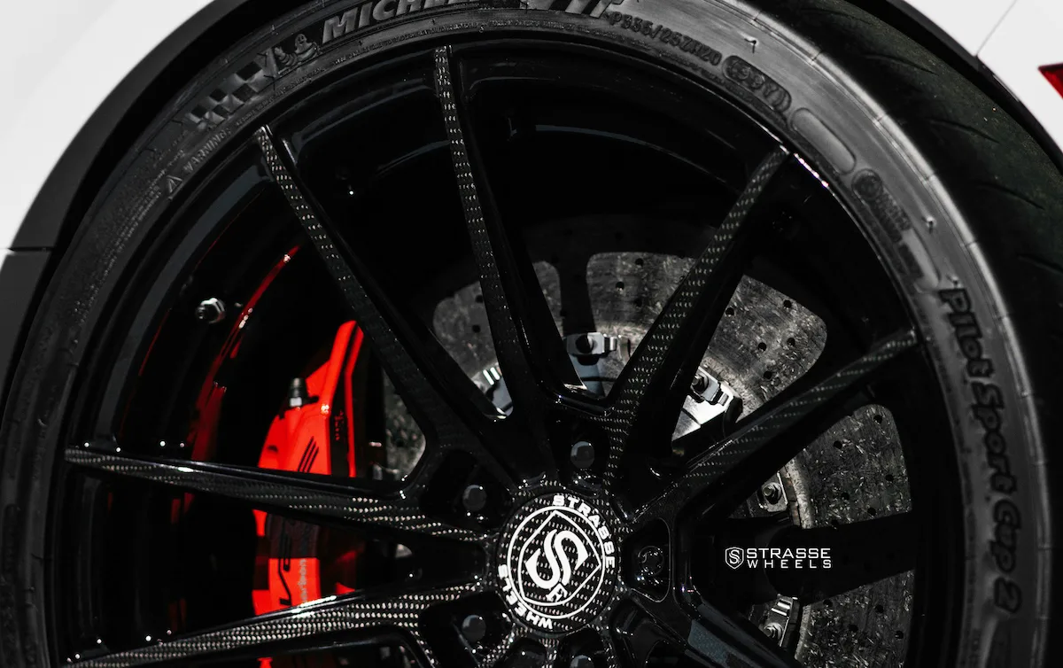 Strasse SV1 Deep Concave Monoblock on Chevrolet Corvette C7, photo 8