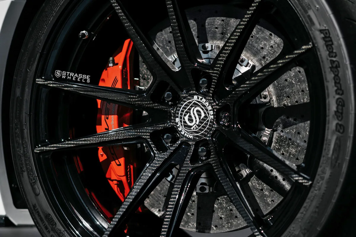 Strasse SV1 Deep Concave Monoblock on Chevrolet Corvette C7, photo 6