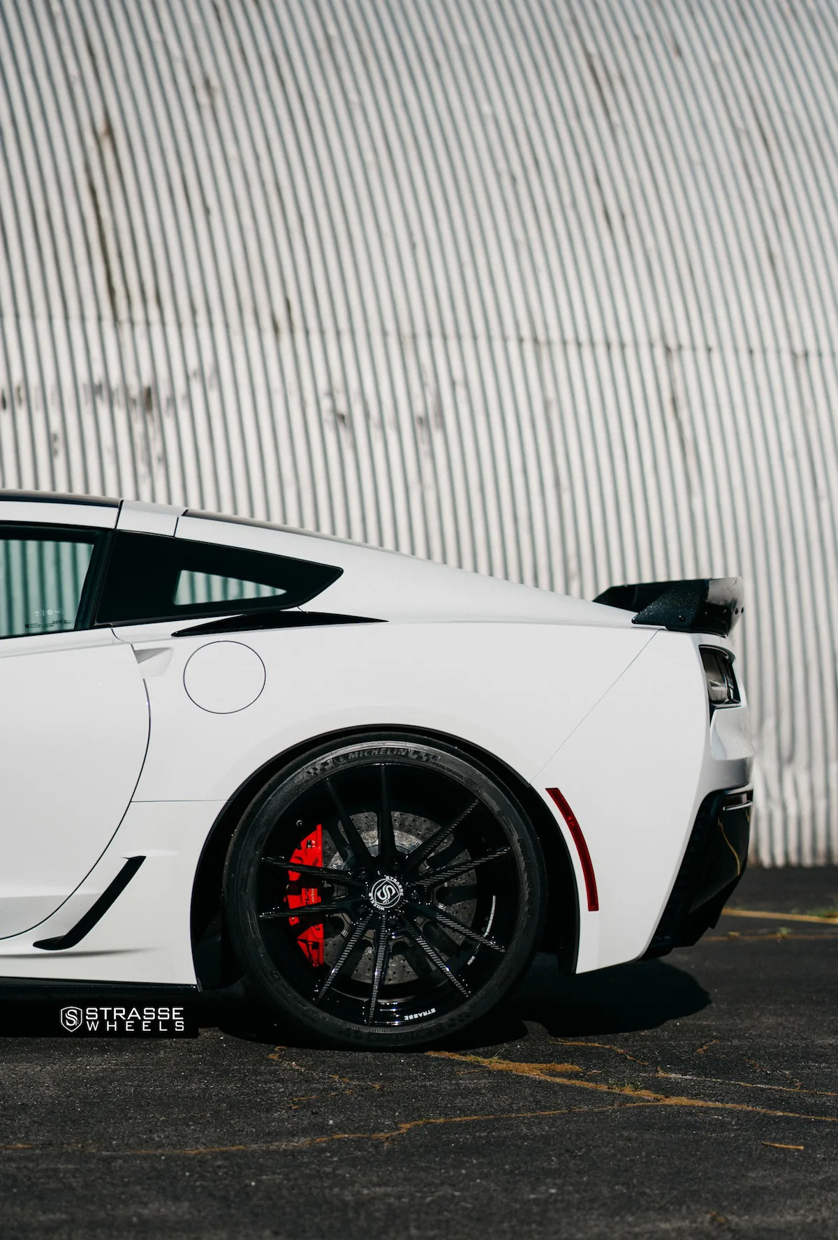 Strasse SV1 Deep Concave Monoblock on Chevrolet Corvette C7, photo 7
