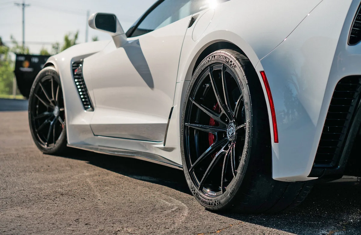 Strasse SV1 Deep Concave Monoblock on Chevrolet Corvette C7, photo 11