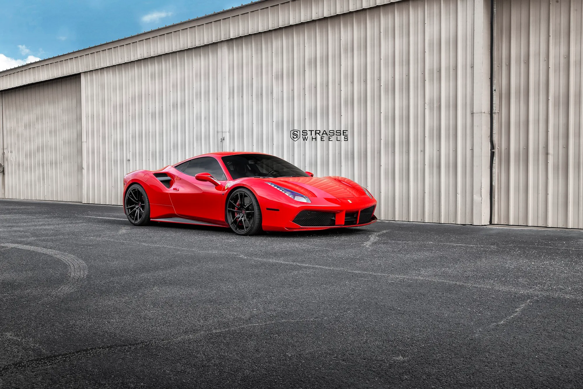 Strasse SV1 Deep Concave Monoblock on Ferrari 488, photo 2