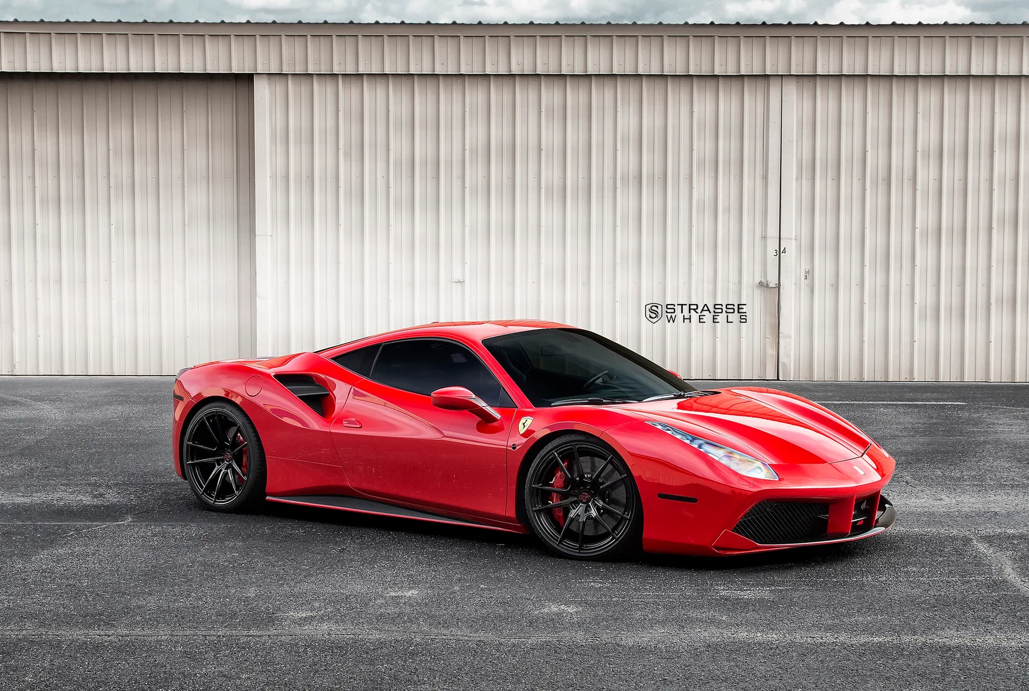 Strasse SV1 Deep Concave Monoblock on Ferrari 488, photo 4
