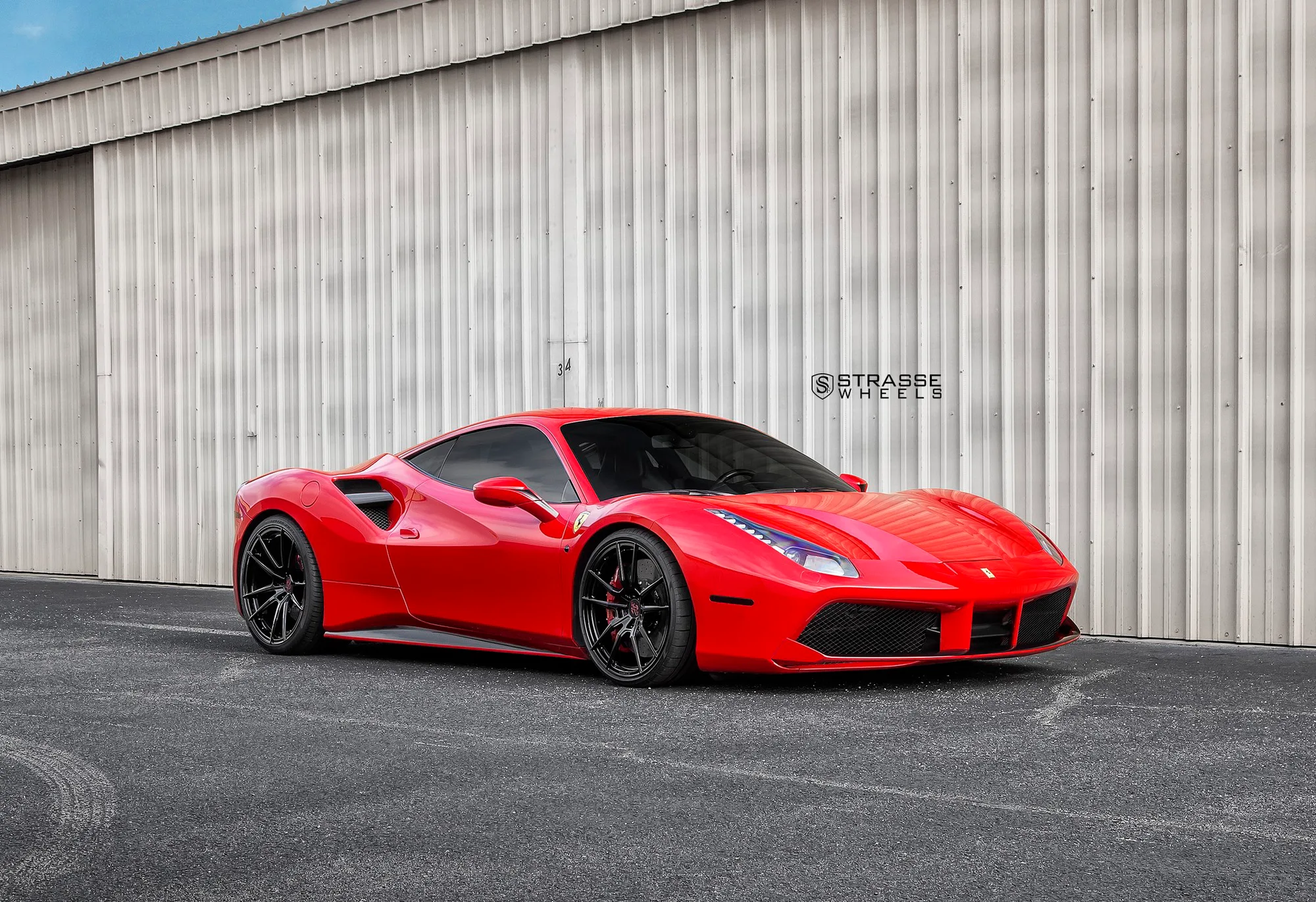 Strasse SV1 Deep Concave Monoblock on Ferrari 488, photo 5